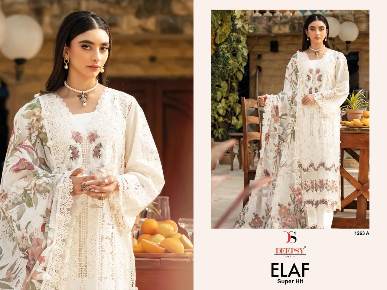 DEEPSY SUITS ELAF Luxury Super Hit D 1262-1263 Salwar Kameez wholesale market in Kolkata
