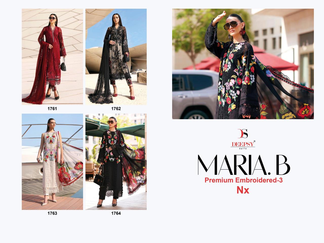 DEEPSY SUITS Maria B Premium Embroidered-3 Cheap salwar kameez wholesale in Vadodara