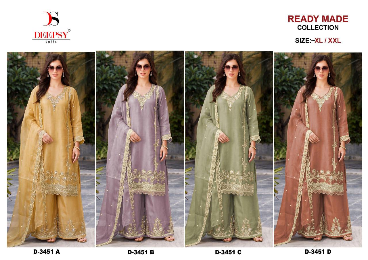 DEEPSY SUITS Ready to wear collcetion D-3451 Wholesale designer salwar suits in Mumbai