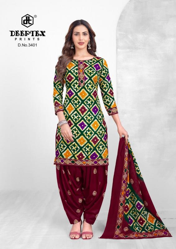 Deeptex Batik Vol-34 Ahmedabad dress material market