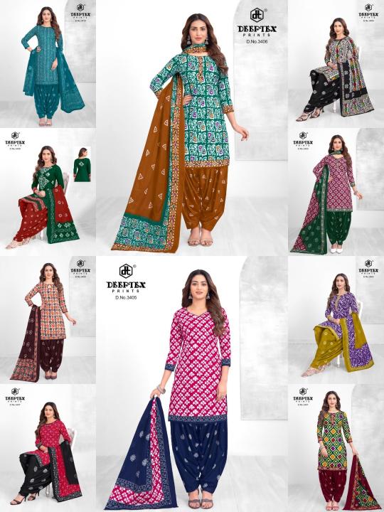 Deeptex Batik Vol-34 Ahmedabad dress material market
