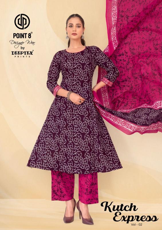 Deeptex Kutch Express Vol-2 – A-Line Style Kurti Pant With Dupatta - Wholesale Catalog
