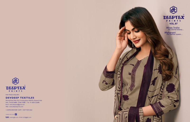 Deeptex Miss India Vol-97 – Dress Material- Wholesale Catalog