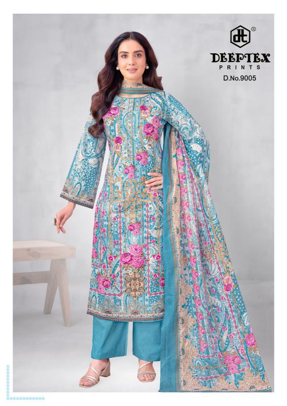 Deeptex Roohi Zara Vol-9 – Karachi Dress Material - Wholesale Catalog