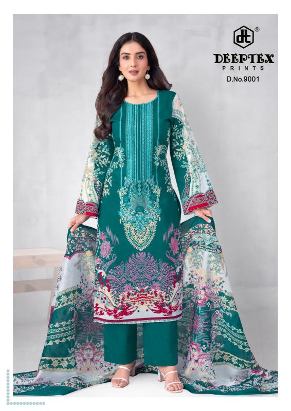 Deeptex Roohi Zara Vol-9 – Karachi Dress Material - Wholesale Catalog