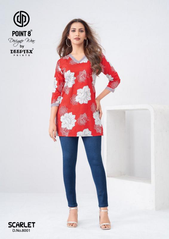 Deeptex Scarlet Vol-8 – Short Top - Wholesale Catalog
