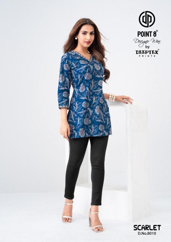 Deeptex Scarlet Vol-8 – Short Top - Wholesale Catalog