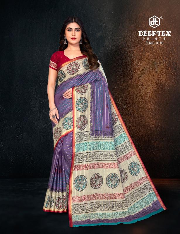 Deeptext Block Beauty Vol-1 – Cotton Sarees - Wholesale Catalog