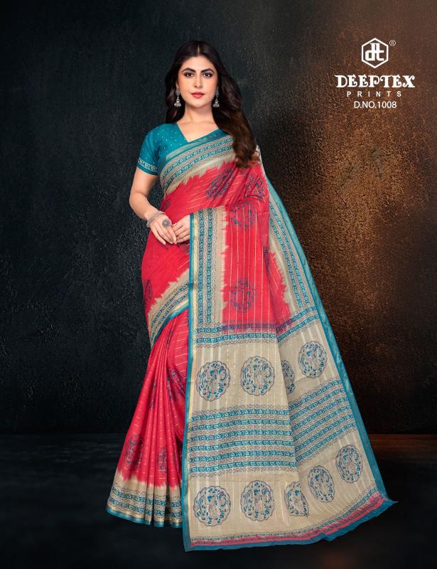 Deeptext Block Beauty Vol-1 – Cotton Sarees - Wholesale Catalog