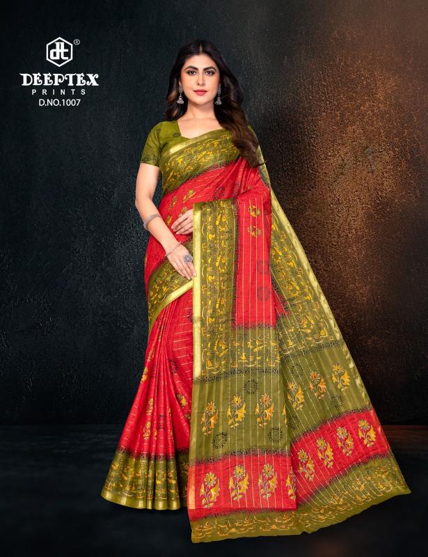 Deeptext Block Beauty Vol-1 – Cotton Sarees - Wholesale Catalog