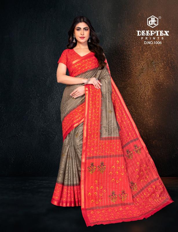 Deeptext Block Beauty Vol-1 – Cotton Sarees - Wholesale Catalog