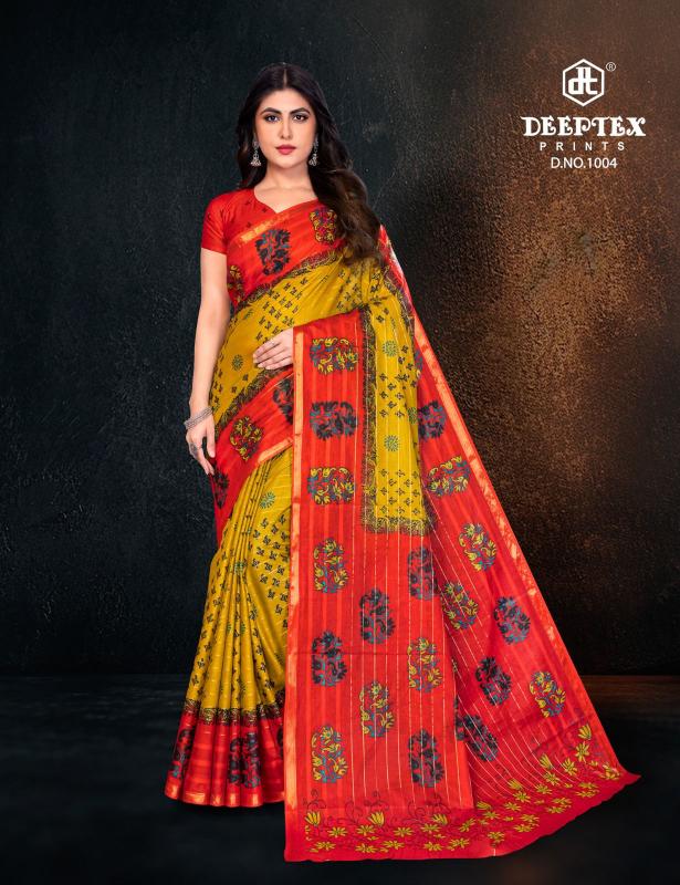 Deeptext Block Beauty Vol-1 – Cotton Sarees - Wholesale Catalog