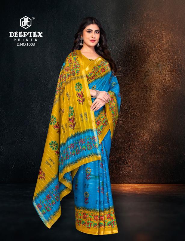 Deeptext Block Beauty Vol-1 – Cotton Sarees - Wholesale Catalog