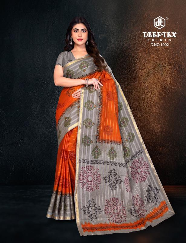 Deeptext Block Beauty Vol-1 – Cotton Sarees - Wholesale Catalog