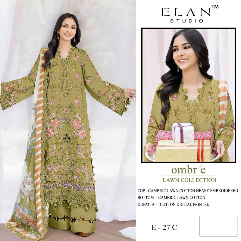 ELAN STUDIO OMBRE  E -17 Salwar suits wholesale price in Mumbai