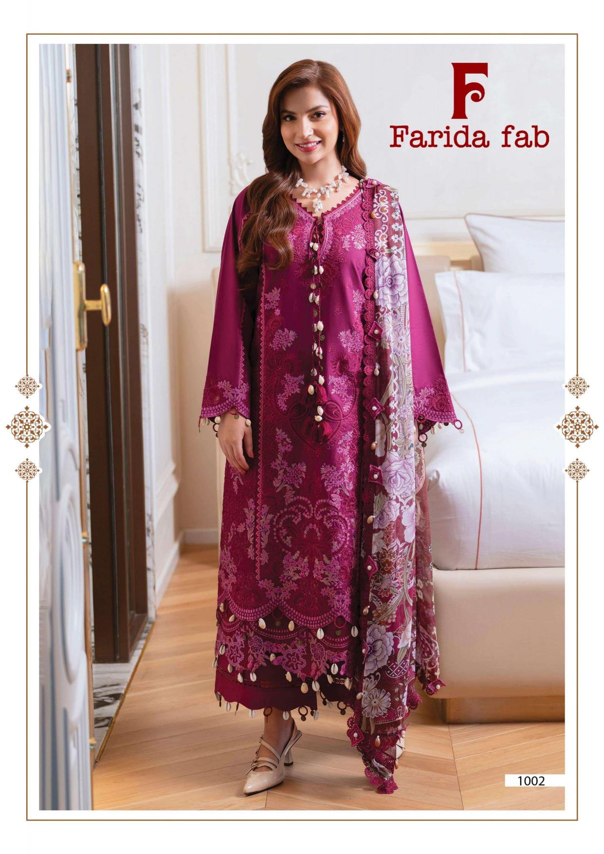 Farida Fab Julfat Vol-11 – Karachi Dress Material - Wholesale Catalog