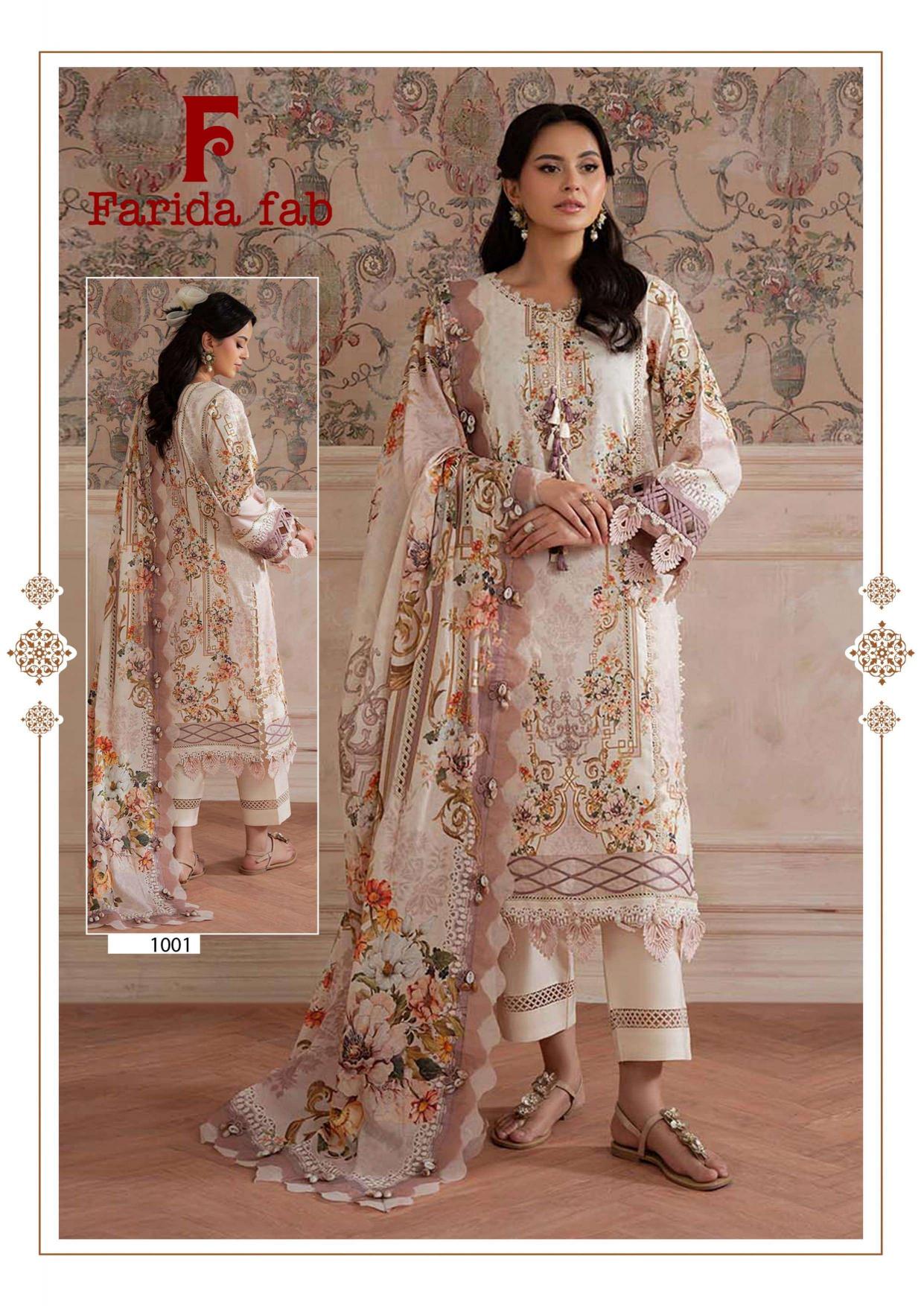 Farida Fab Julfat Vol-11 – Karachi Dress Material - Wholesale Catalog