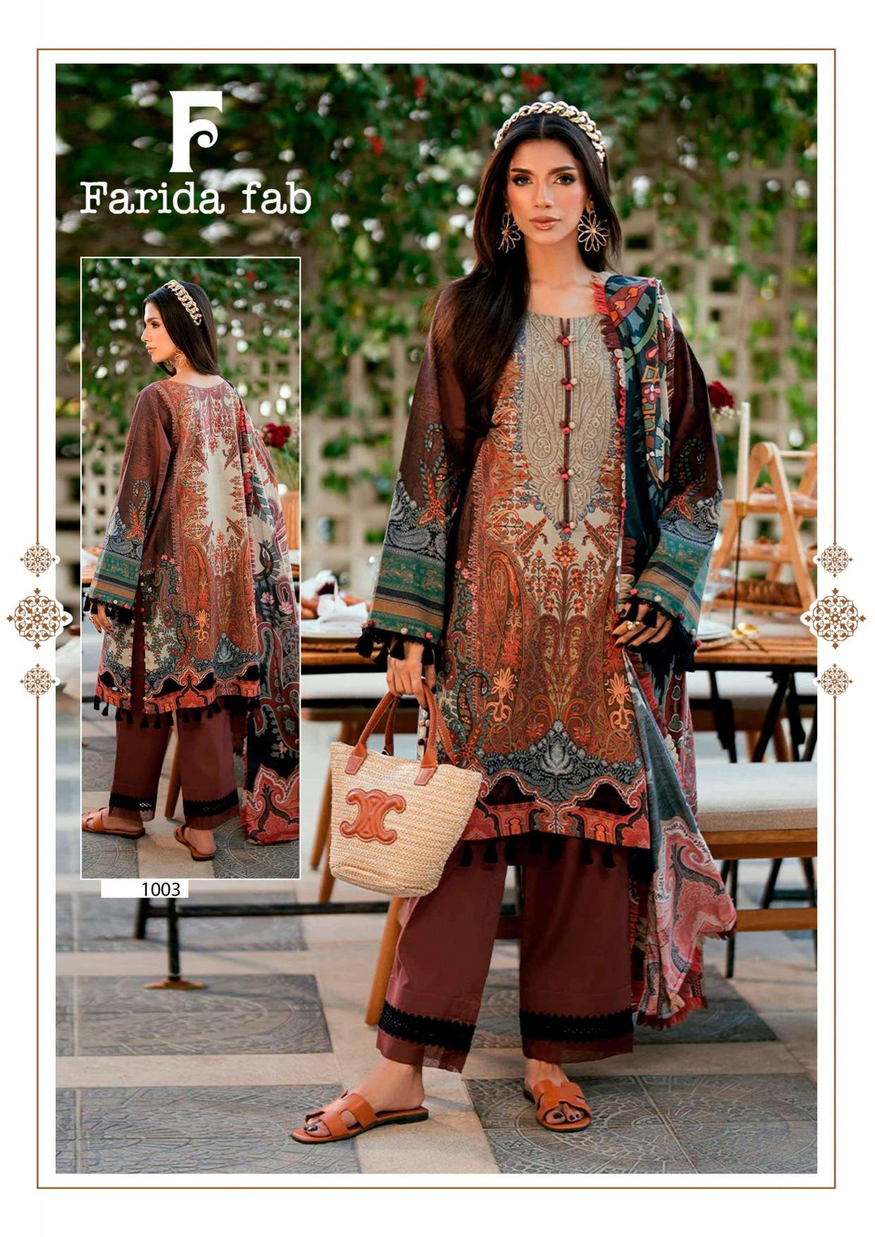 Farida Fab Julfat Vol-11 – Karachi Dress Material - Wholesale Catalog