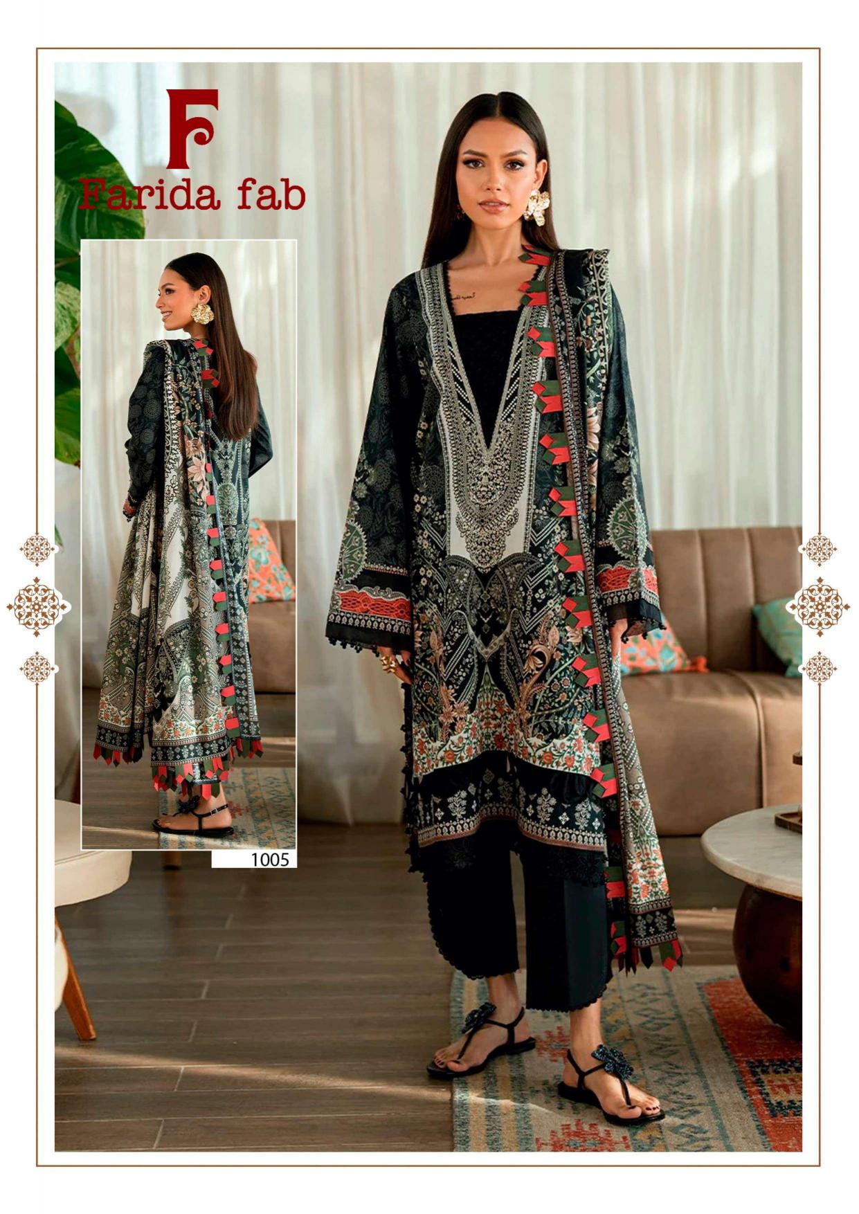 Farida Fab Julfat Vol-11 – Karachi Dress Material - Wholesale Catalog