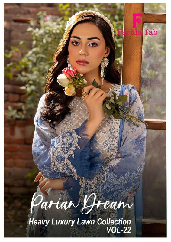 Farida Fab Parian Dream Vol-22 – Karachi Dress Material - Wholesale Catalog
