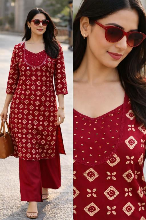 Felocity Daboo cotton plazo Kurti shop in Ahmedabad