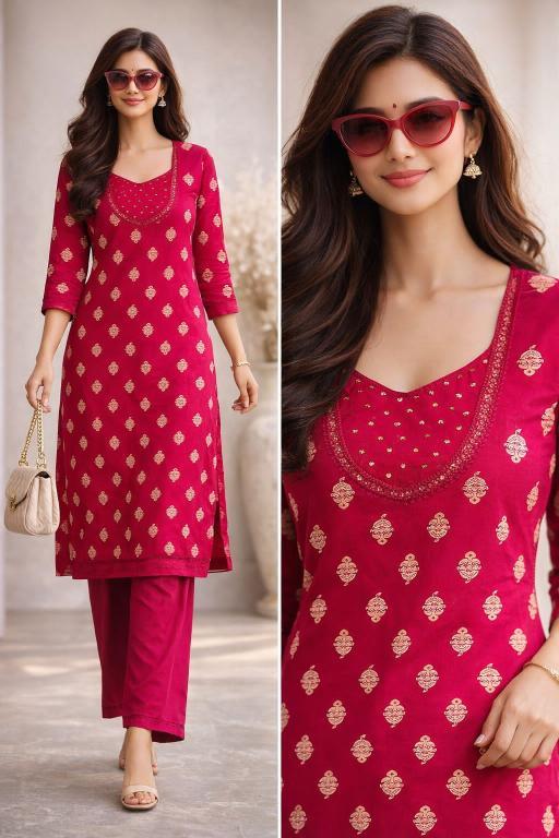 Felocity Daboo cotton plazo Kurti shop in Ahmedabad
