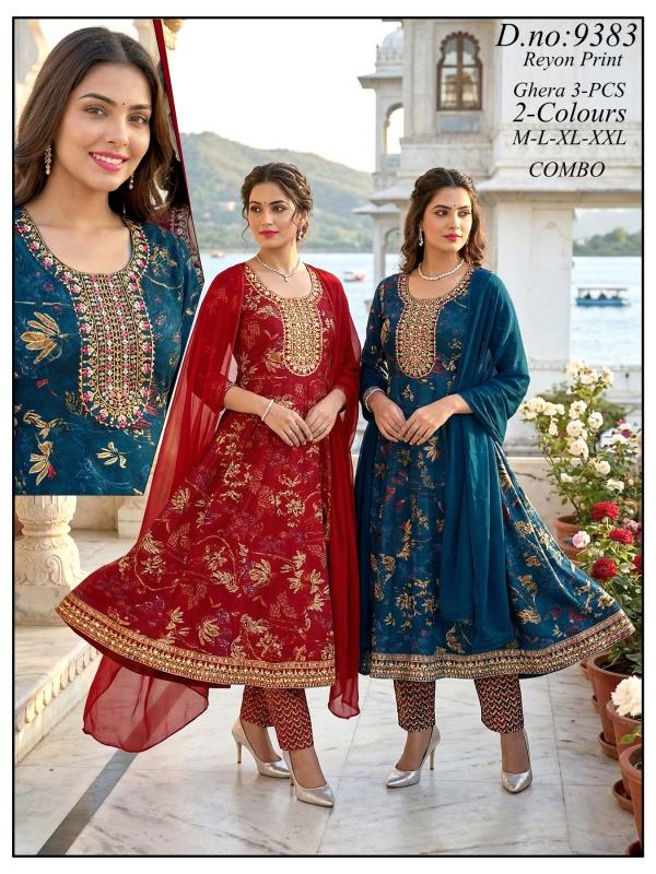 Felocity Rayon Foil Prints Kurti wholesale market in Gujarat