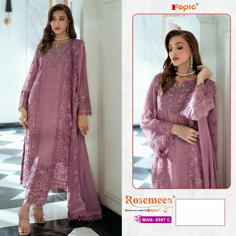 Fepic Rosemeen 6597 Catalog wholesale pakistani suits near me