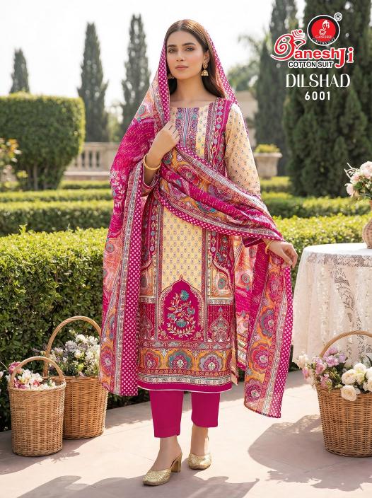 Ganeshji Dilshad Vol-6 – Karachi Dress Material - Wholesale Catalog