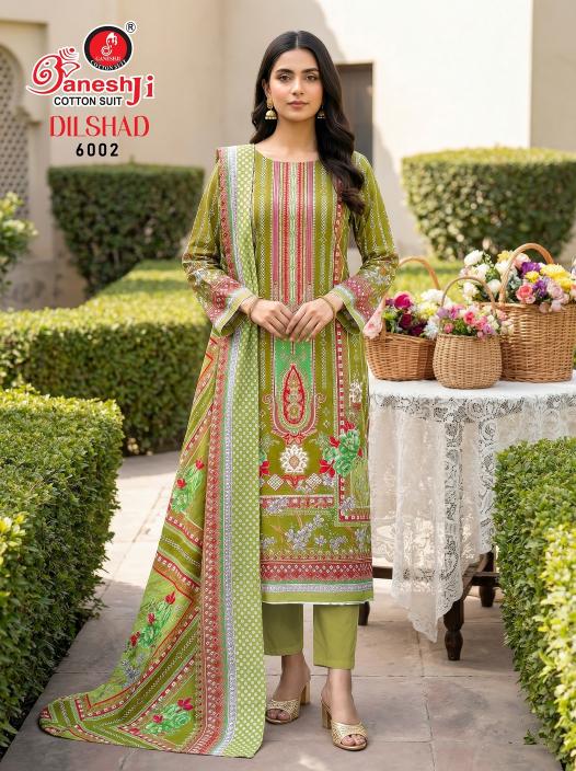 Ganeshji Dilshad Vol-6 – Karachi Dress Material - Wholesale Catalog