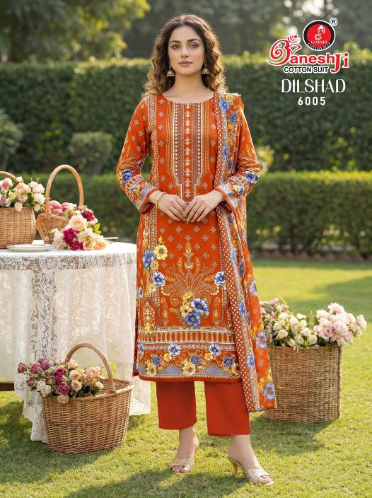 Ganeshji Dilshad Vol-6 – Karachi Dress Material - Wholesale Catalog