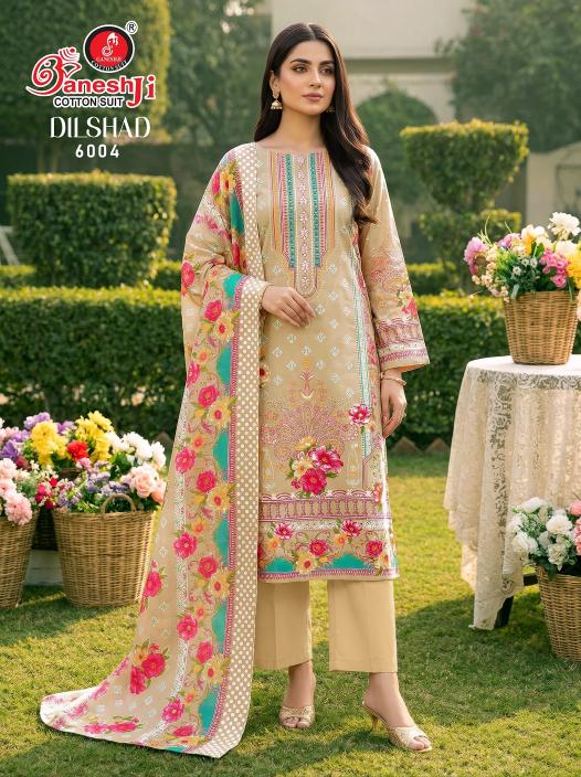 Ganeshji Dilshad Vol-6 – Karachi Dress Material - Wholesale Catalog