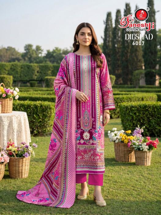 Ganeshji Dilshad Vol-6 – Karachi Dress Material - Wholesale Catalog