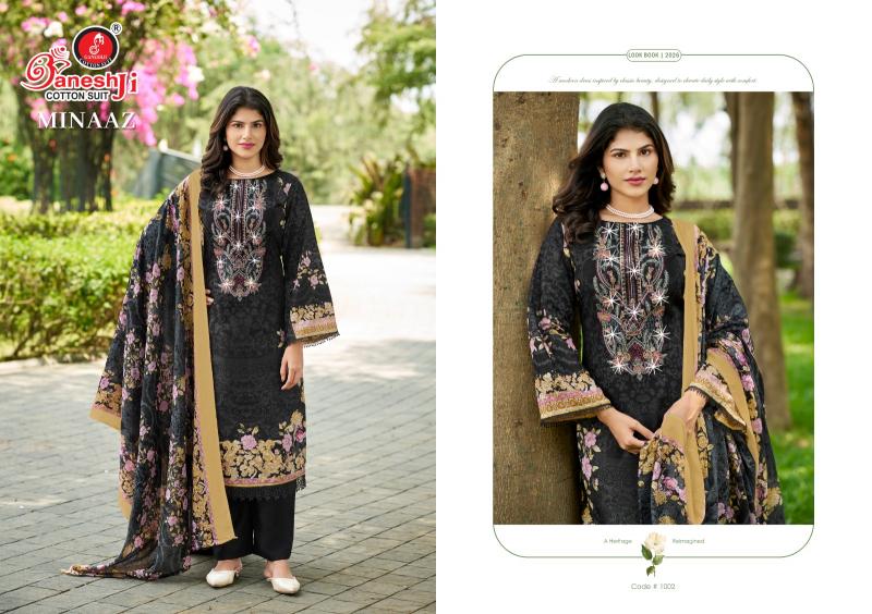 Ganeshji Minaaz Vol-1 – Dress Material - Wholesale Catalog