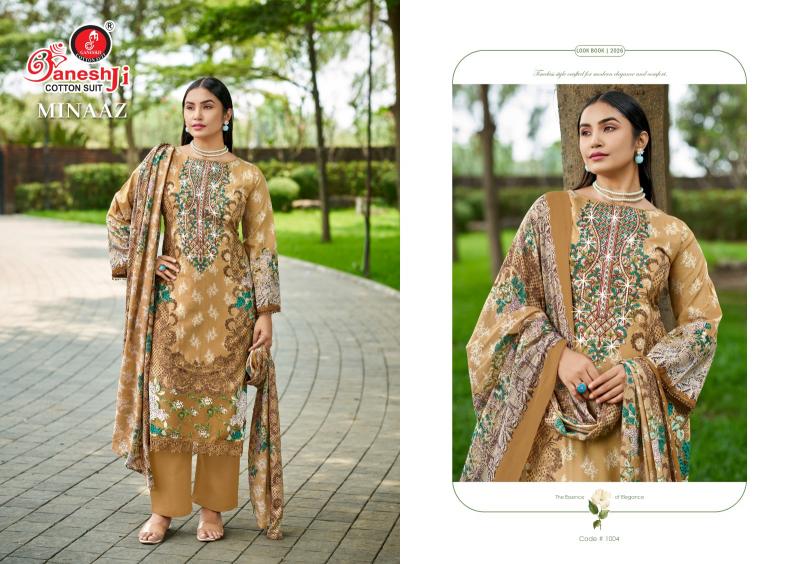 Ganeshji Minaaz Vol-1 – Dress Material - Wholesale Catalog