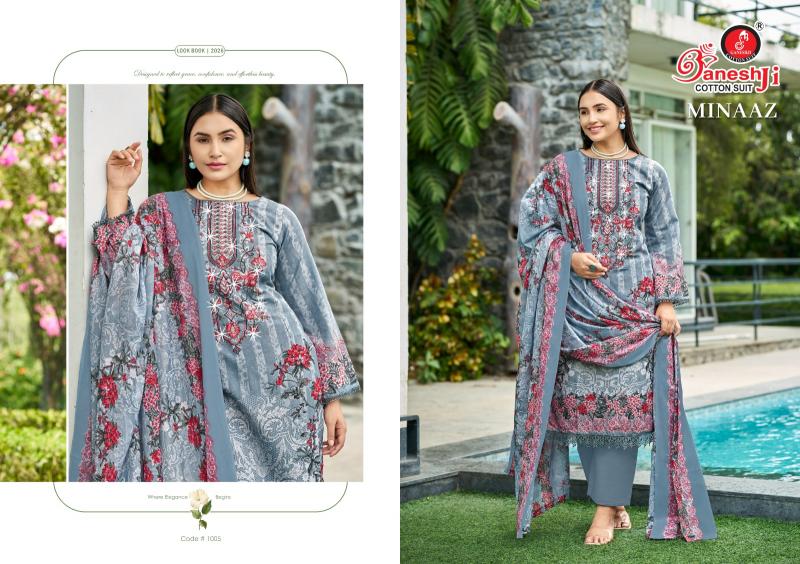 Ganeshji Minaaz Vol-1 – Dress Material - Wholesale Catalog