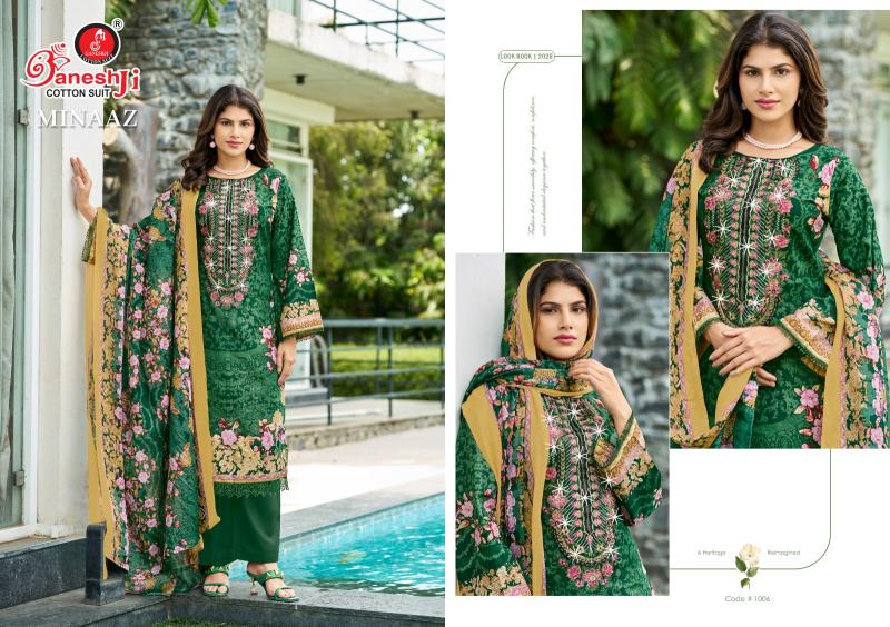 Ganeshji Minaaz Vol-1 – Dress Material - Wholesale Catalog