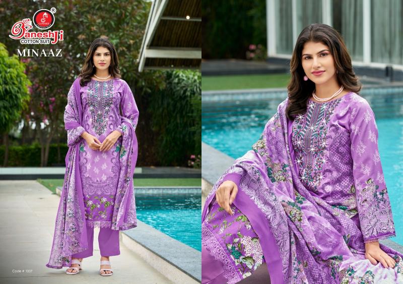 Ganeshji Minaaz Vol-1 – Dress Material - Wholesale Catalog