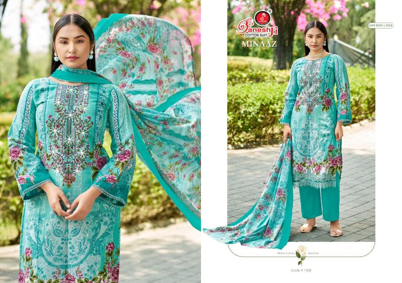 Ganeshji Minaaz Vol-1 – Dress Material - Wholesale Catalog
