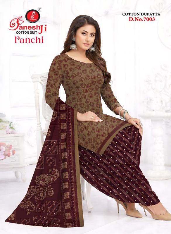 Ganeshji Panchi Vol-7 – Dress Material - Wholesale Catalog