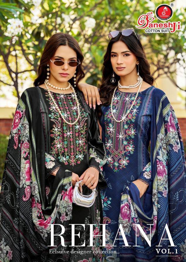 Ganeshji Rehana Vol-1 – Karachi Dress Material - Wholesale Catalog