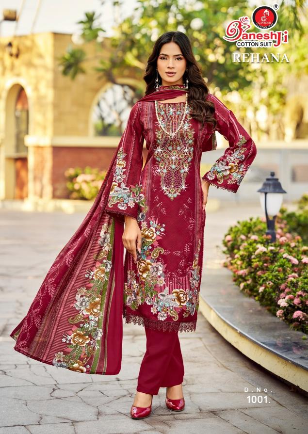 Ganeshji Rehana Vol-1 – Karachi Dress Material - Wholesale Catalog