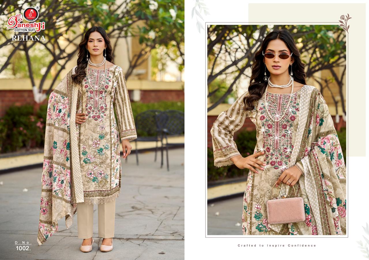Ganeshji Rehana Vol-1 – Karachi Dress Material - Wholesale Catalog