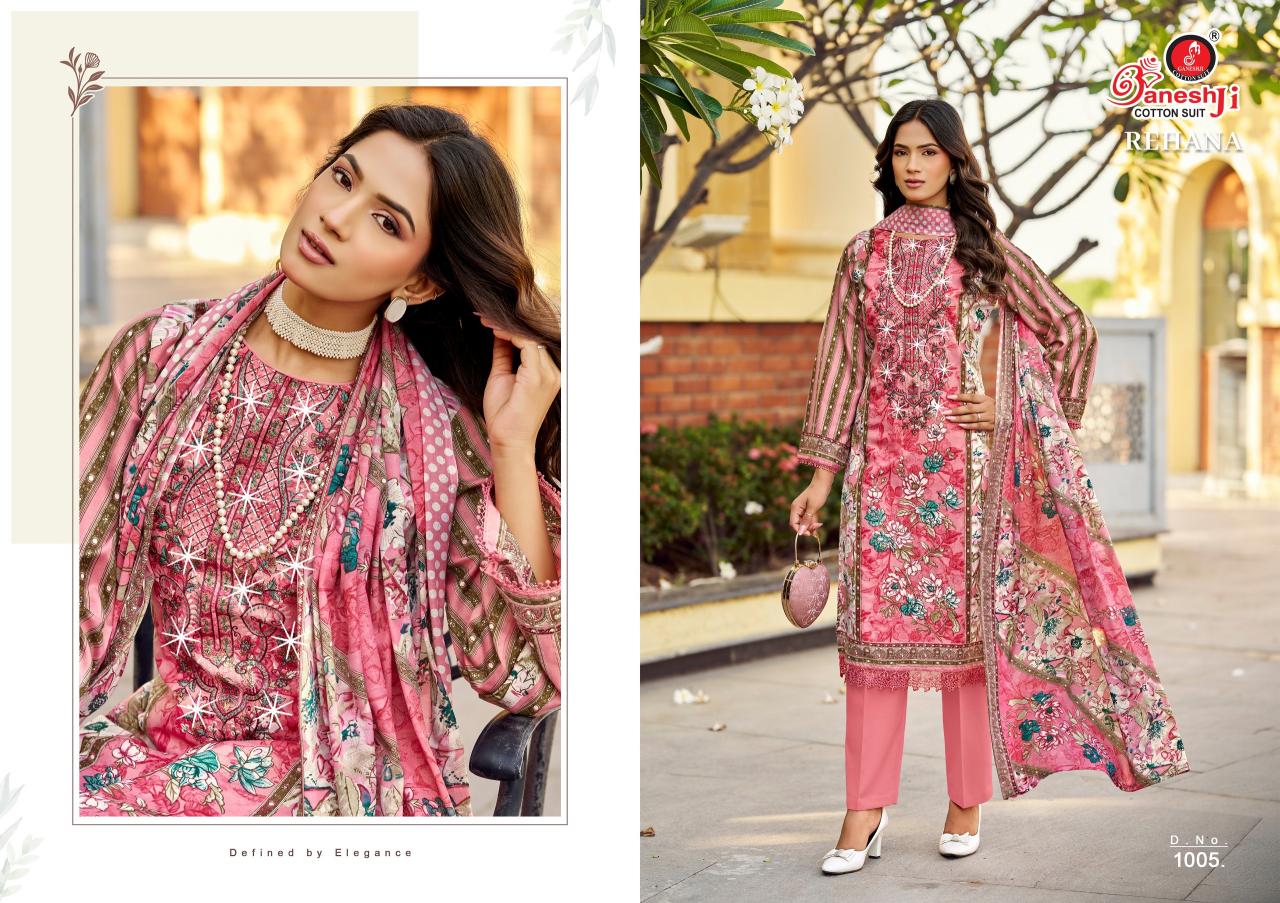 Ganeshji Rehana Vol-1 – Karachi Dress Material - Wholesale Catalog