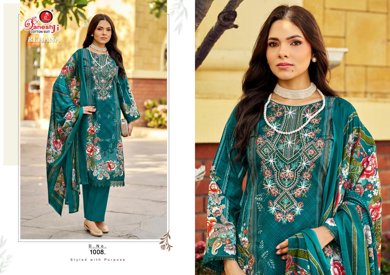 Ganeshji Rehana Vol-1 – Karachi Dress Material - Wholesale Catalog
