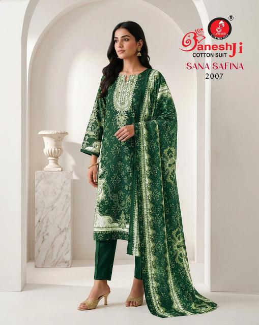 Ganeshji Sana Safina Vol-2 – Pakistani Kurti Pant With Dupatta - Wholesale Catalog