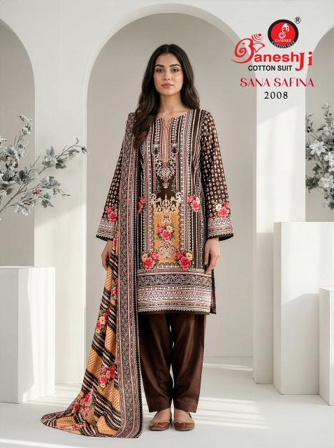 Ganeshji Sana Safina Vol-2 – Pakistani Kurti Pant With Dupatta - Wholesale Catalog
