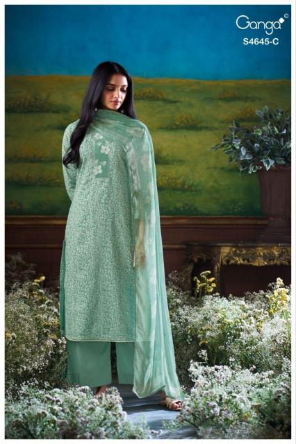 Ganga Binalee 4645 catalog unstitched salwar kameez wholesalers 