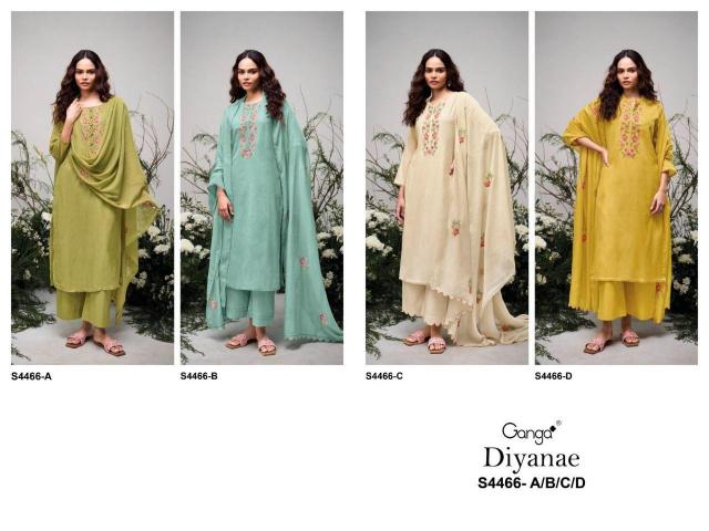 Ganga Diyanae 4466 catalog indian salwar kameez wholesale online
