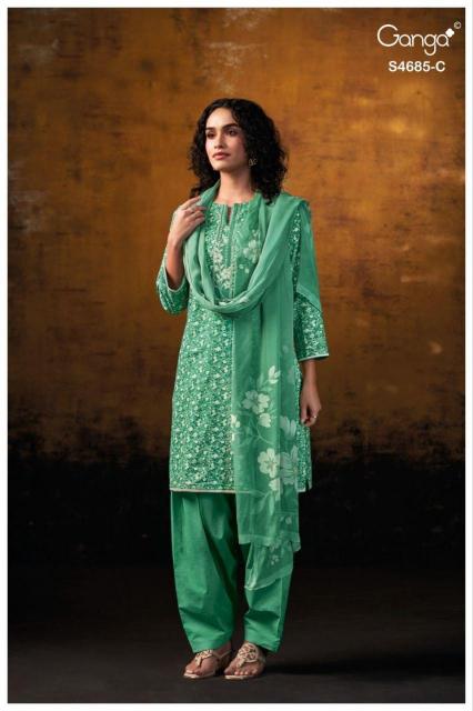 GANGA JIYAEL 4685 Buy wholesale salwar kameez